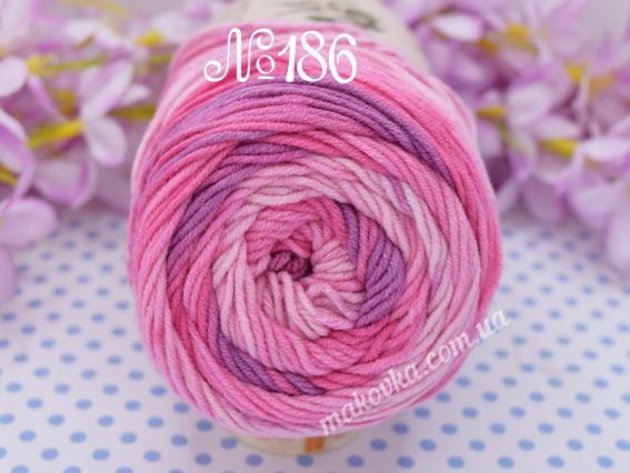 186 рожеві-бузковий