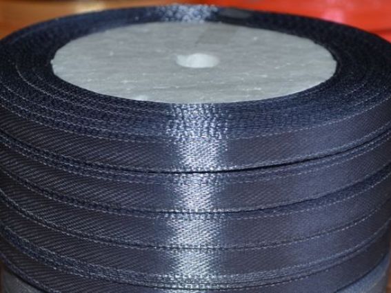 Лента атласная 6 мм - серый 35, 1 бобина Лента атласная 6 мм - серый 35, 1 бобина