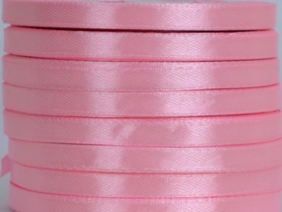 Лента атласная 6 мм - розовый №78, 1 бобина Лента атласная 6 мм - розовый №78, 1 бобина