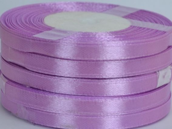 Лента атласная 6 мм - сиреневый №80, 1 бобина Лента атласная 6 мм - сиреневый №80, 1 бобина