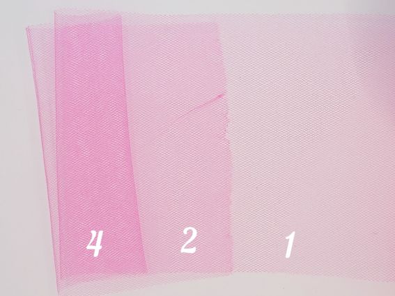 Фатинова стрічка Темно-рожева, ширина 15см, 1 метр