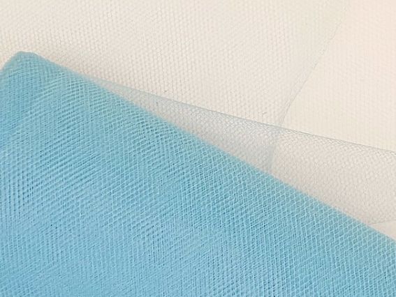 Фатинова стрічка Блакитна, ширина 15см, 1 метр