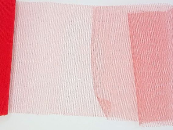 Фатинова стрічка Червона, ширина 15см, 1 метр