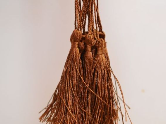 Кисти шелковые 13,5 см, коричневые 10 штук Кисти шелковые 13,5 см, коричневые 10 штук