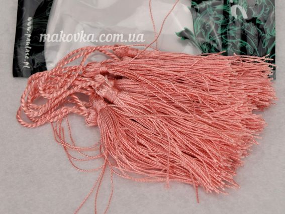 Кисти шелковые 13 (8) см, 10 шт в уп, Paula, пыльная роза Кисти шелковые 13 (8) см, 10 шт в уп, Paula, пыльная роза