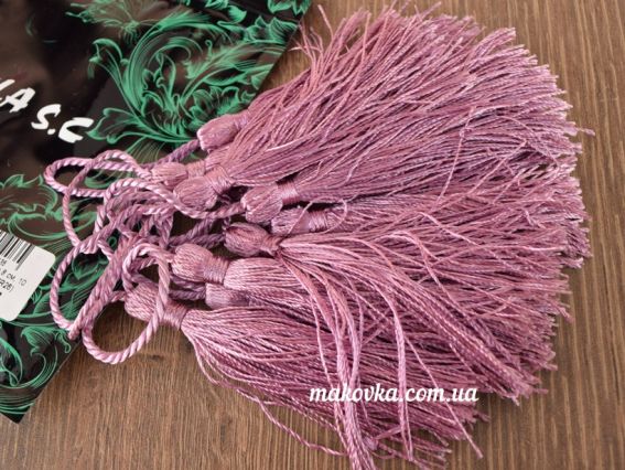 Кисти шелковые 13 (8) см, 10 шт/уп, Paula, сиреневые Кисти шелковые 13 (8) см, 10 шт/уп, Paula, сиреневые