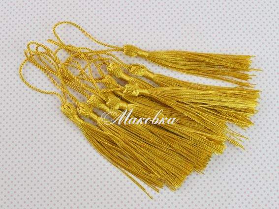 Китичка шовковисті 13,5 см, Темно-Солом'яні DB1432 10 шт  Китичка шовковисті 13,5 см, Темно-Солом'яні DB1432 10 шт 