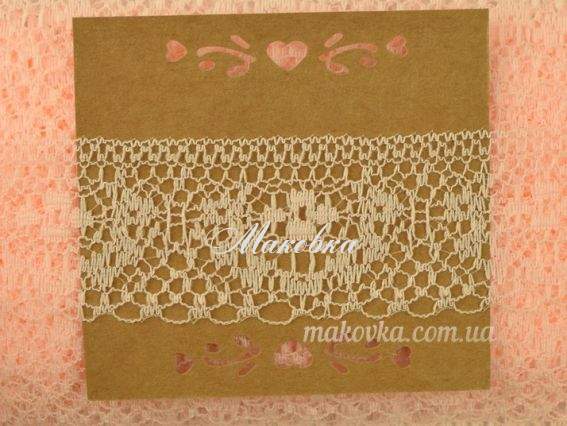 Мереживо гіпюр 35 мм, №02 персикове, 187-11, 1 м Мереживо гіпюр 35 мм, №02 персикове, 187-11, 1 м