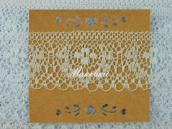 Мереживо гіпюр 35 мм, №02 Блакитне, 187-12 1 м Мереживо гіпюр 35 мм, №02 Блакитне, 187-12 1 м