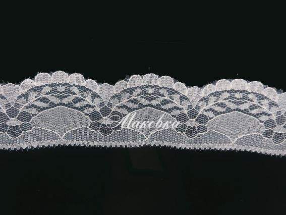 Кружево гипюр 40мм, №03 лиана айвори, 1 м