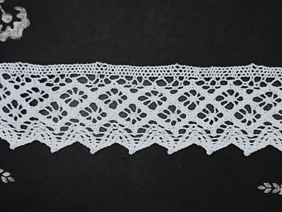 Мереживо 47 мм, №10 Біле Мереживо 47 мм, №10 Біле