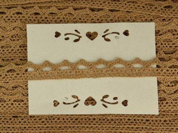 Мереживо 13 мм, №01 Кавове, арт. 7387, 1 м Мереживо 13 мм, №01 Кавове, арт. 7387, 1 м