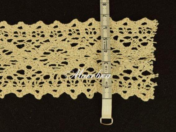 Мереживо 70 мм, №08 Бежеве, арт. 03958-02, 1 м Мереживо 70 мм, №08 Бежеве, арт. 03958-02, 1 м