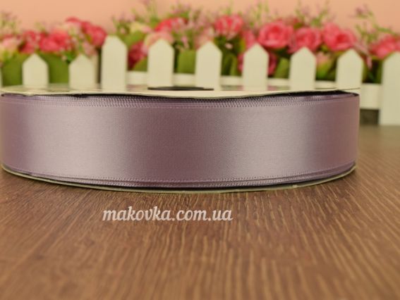 Лента полиестеровая 25мм , №А2-24, темно-сиреневая, 1 метр Лента полиестеровая 25мм , №А2-24, темно-сиреневая, 1 метр