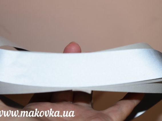 Стрічка світловідбивна, 25 мм текстиль, ССТ25(100)ТС-300кд,  1 метр