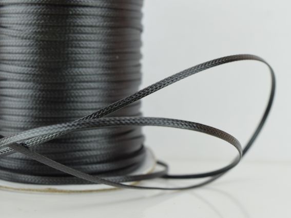 Вощенный шнур ПЛОСКИЙ 2 мм, Корея, ЧЕРНЫЙ, 1 м Вощенный шнур ПЛОСКИЙ 2 мм, Корея, ЧЕРНЫЙ, 1 м