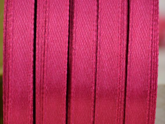 Атласна стрічка колір 077 Peri 6 мм, бобіна 36 ярд