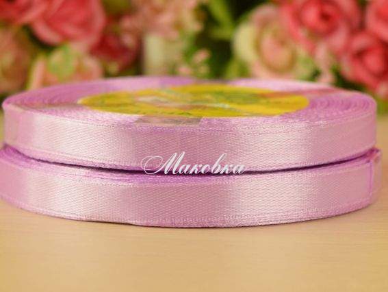 Лента атласная 10 мм Peri цвет 092 сиреневый, бобинка 36 ярд