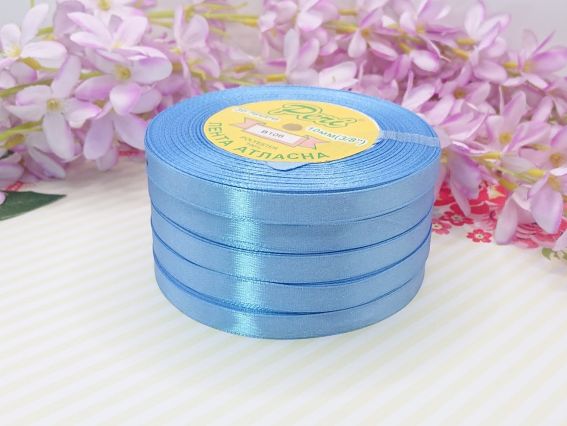 Атласна стрічка ширина 10 мм Peri колір 106, бобінка 36 ярд