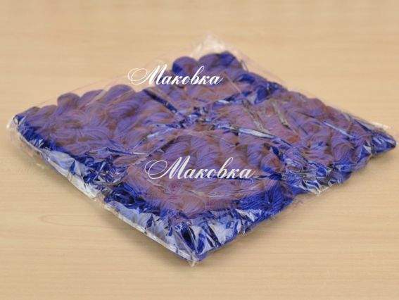 Шнур для плетения макраме 1 мм, тёмно-синий, 10 шт/уп Шнур для плетения макраме 1 мм, тёмно-синий, 10 шт/уп