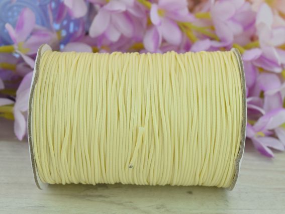 Вощений шнур корейський, товщина 1 мм, ванільний 1 м
