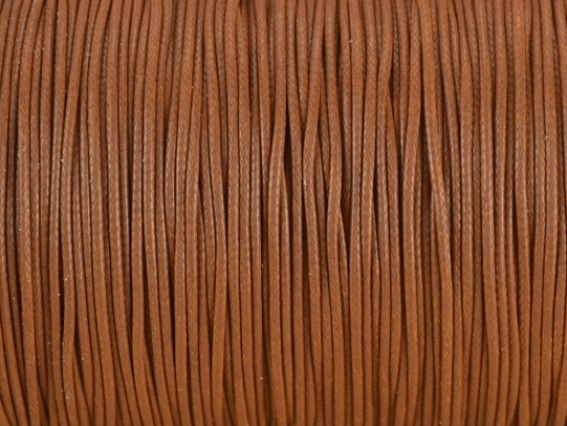Вощенный шнур Нейлоновый, 1 мм, коричневый, 1 м Вощенный шнур Нейлоновый, 1 мм, коричневый, 1 м