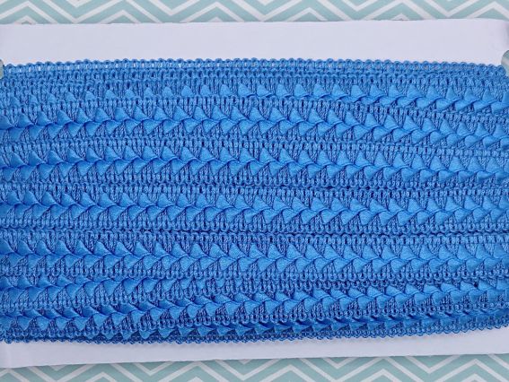 Декоративна Тасьма Самоса 1,7см Світло Синя 1301-121, 1 м
