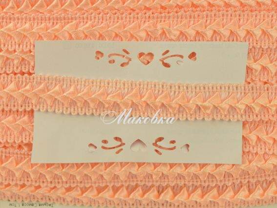 Тесьма Самоса 1,7см ПЕРСИКОВЫЙ цвет 1301-01, 1 метр