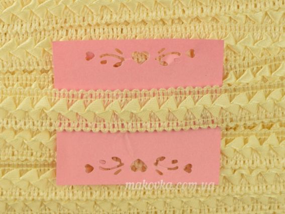 Тасьма Самоса 1,7 см ВАНІЛЬНИЙ колір 8346-02, 1 метр Тасьма Самоса 1,7 см ВАНІЛЬНИЙ колір 8346-02, 1 метр