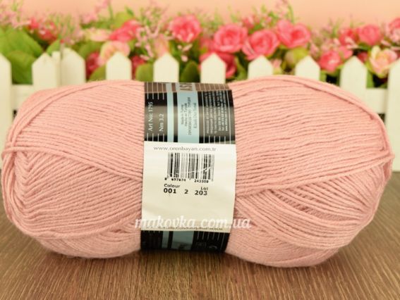 001 св. розовый (пудра)