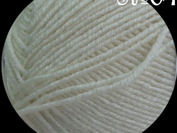 Cashmere Gold Madame Tricote пряжа 004 молочный