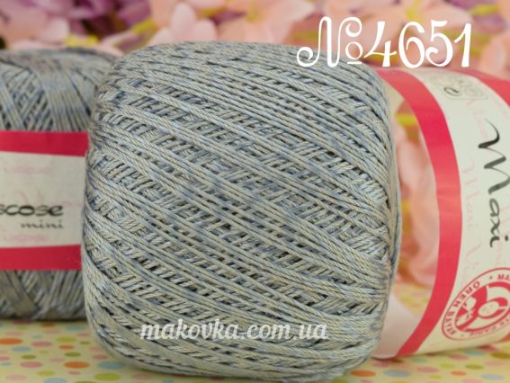 Maxi Viscose mini Madame Tricote, 50г 4651 серый