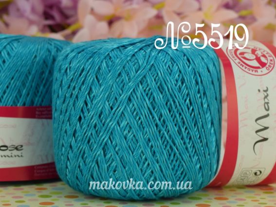 Maxi Viscose mini Madame Tricote, 50г 5519 темно-бирюзовый