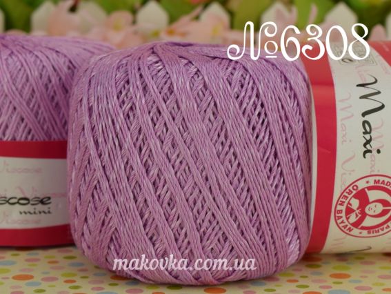 Maxi Viscose mini Madame Tricote, 50г 6308 розовато-сиреневый