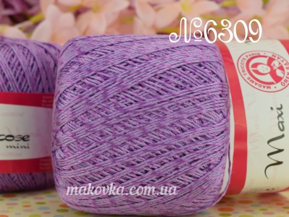 Maxi Viscose mini Madame Tricote, 50г 6309 сиреневый