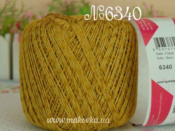 Maxi Viscose mini Madame Tricote, 50г 6340 горчичный