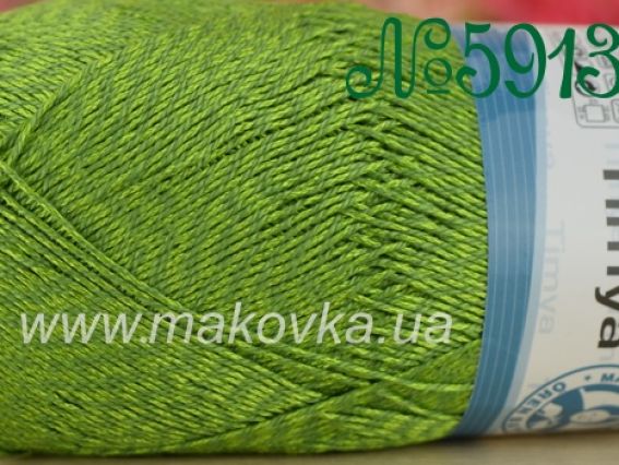 Timya Madame Tricote нитки для вязания 5913 ярко-салатовый