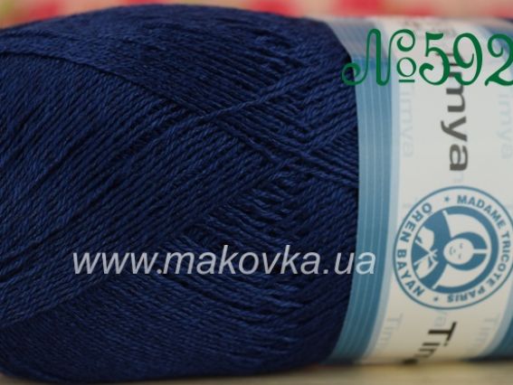Timya Madame Tricote нитки для вязания 5921 темно-синий
