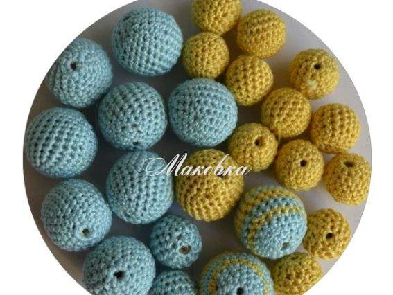 Как обвязать бусинку ? Подробно