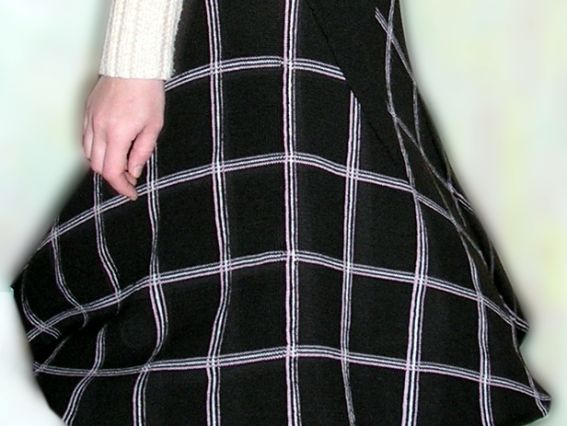 Юбка с ромбами