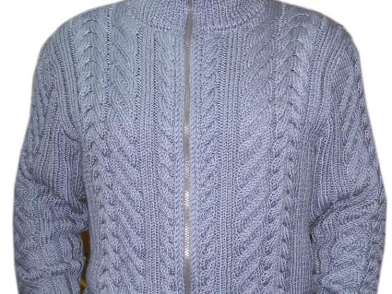 Кофта мужская (Пряжа Cardinal №604)