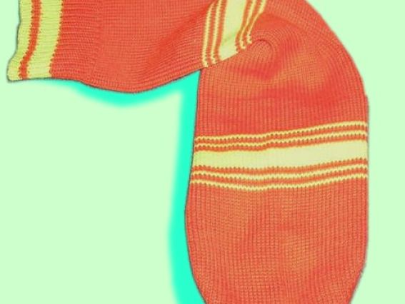 Большой носок для новогодних подарков