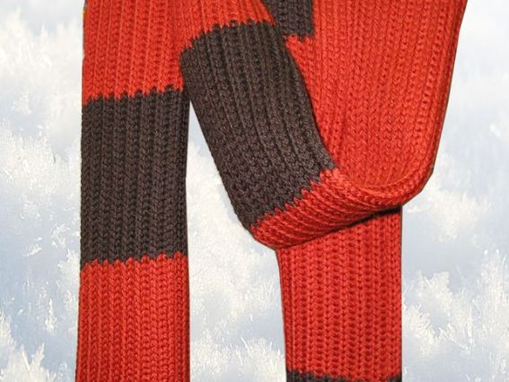 Шарф двухцветный