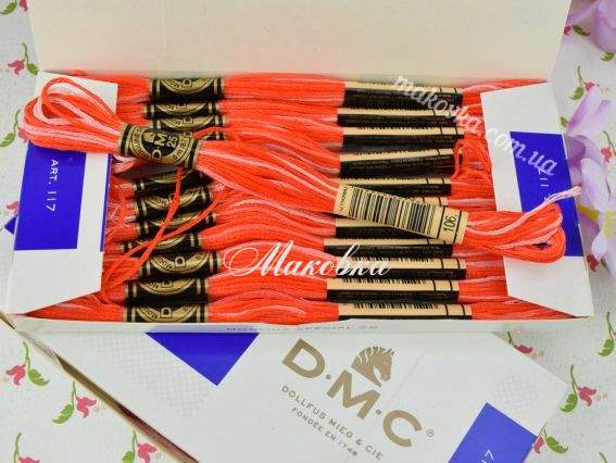 Муліне меланж DMC Special цвет 106, арт. 117, 1 шт