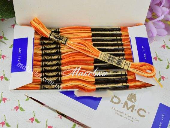 Муліне меланж DMC Special цвет 51, арт. 117, 1 шт