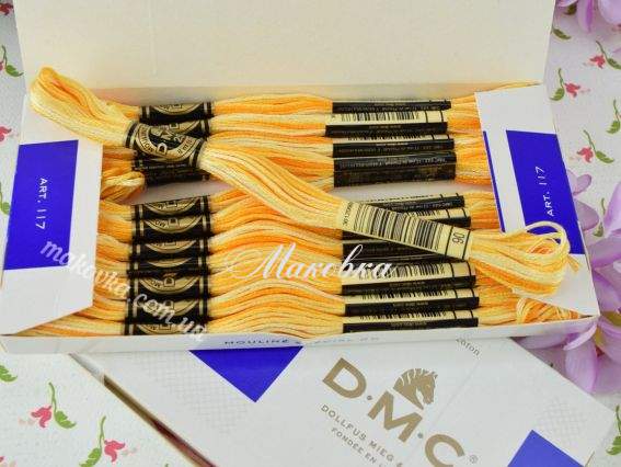 Муліне меланж DMC Special цвет 90, арт. 117, 1 шт