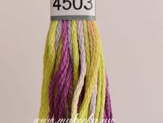 Меланжевая нить DMC Coloris 4503,  ХБ, 8м, 1шт