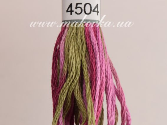 Меланжева нитка  DMC Coloris 4504,  БВ, 8м, 1шт