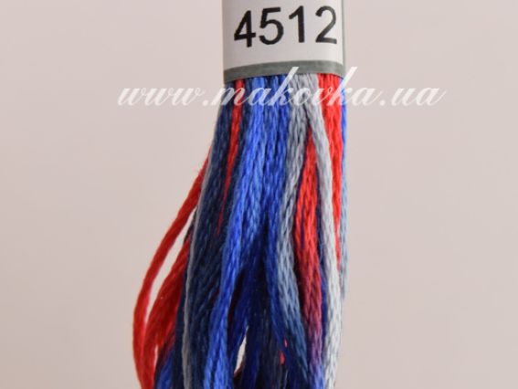 Меланжева нитка DMC Coloris 4512, БВ, 8м, 1шт