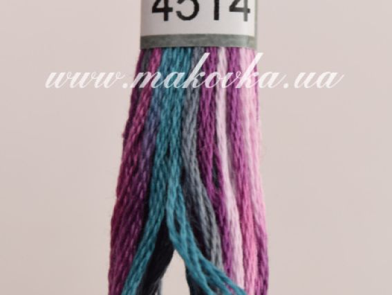 Меланжевая нить DMC Coloris 4514,  ХБ, 8м, 1шт